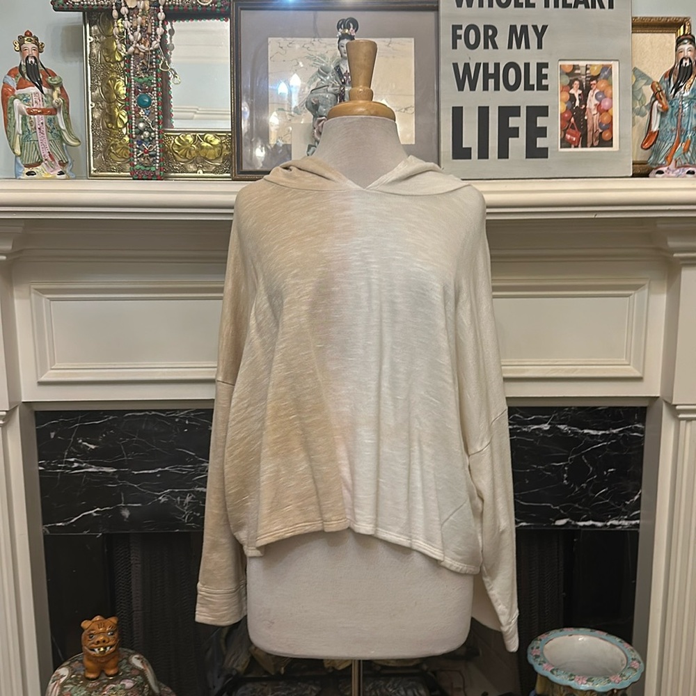 NWT “Guru” soft light fleece hooded sweatshirt